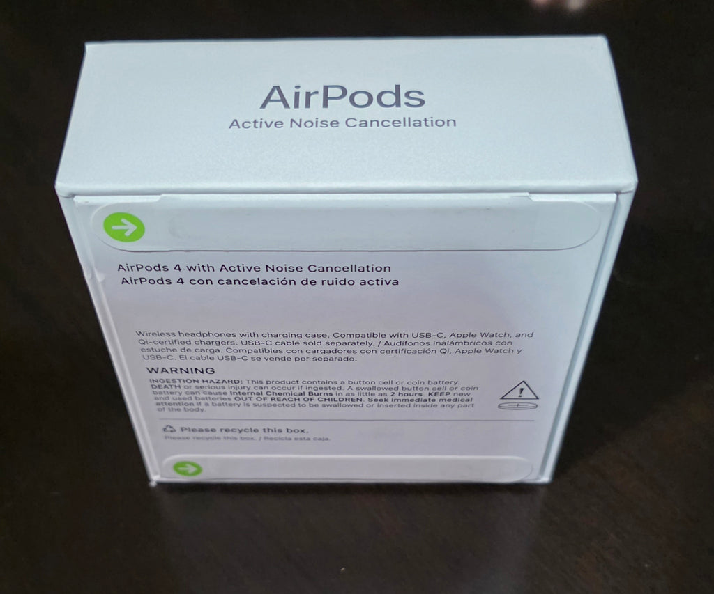 Apple AirPods 4 with Active Noise Cancellation - White