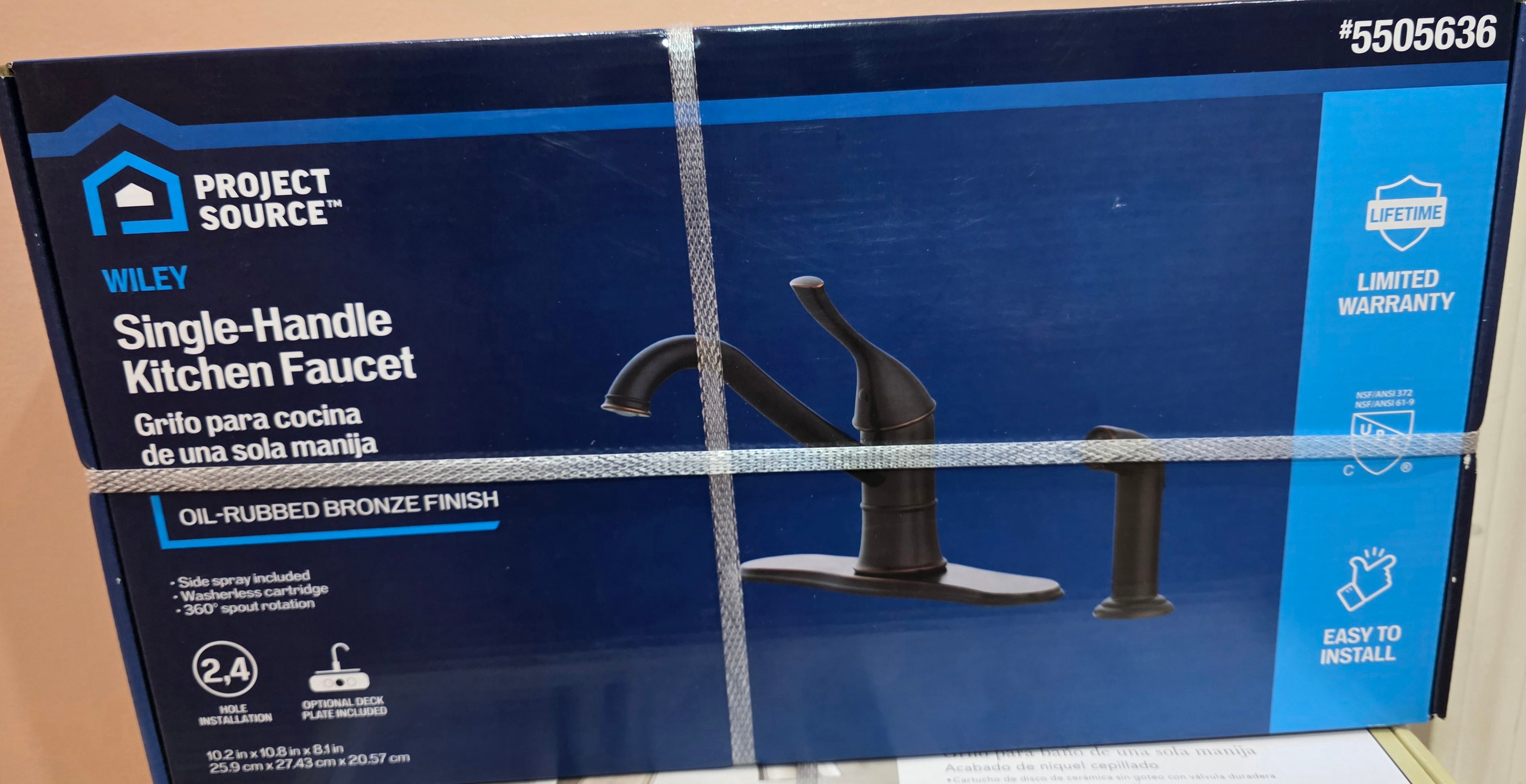 Wiley Single-Handed Kitchen Faucet - Oil Rubbed Bronze Finish