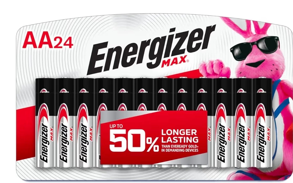 AA Batteries Energizer Max - 24 Count